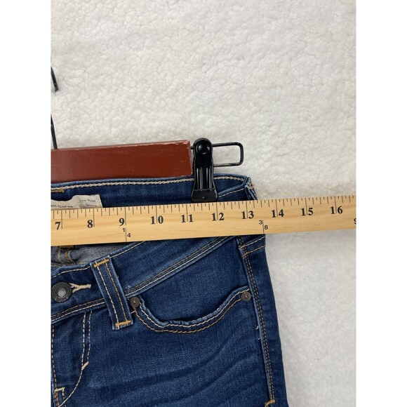 Levi’s Demi Curve‎ Skinny Jeans Women’s W26 L32 Blue Low Rise Stretch Denim - Picture 3 of 9